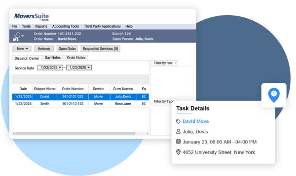 Arrivy Operations Cloud™ and MoverSuite Integration