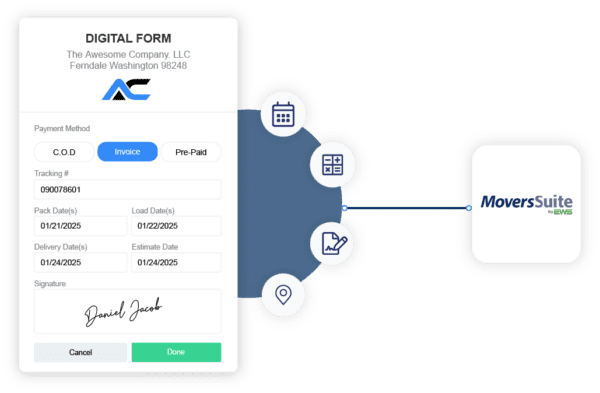 Arrivy's Digital Forms Module