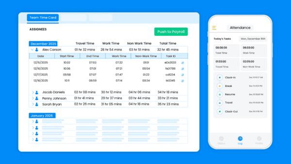 Arrivy Time Tracking and Timesheet Software