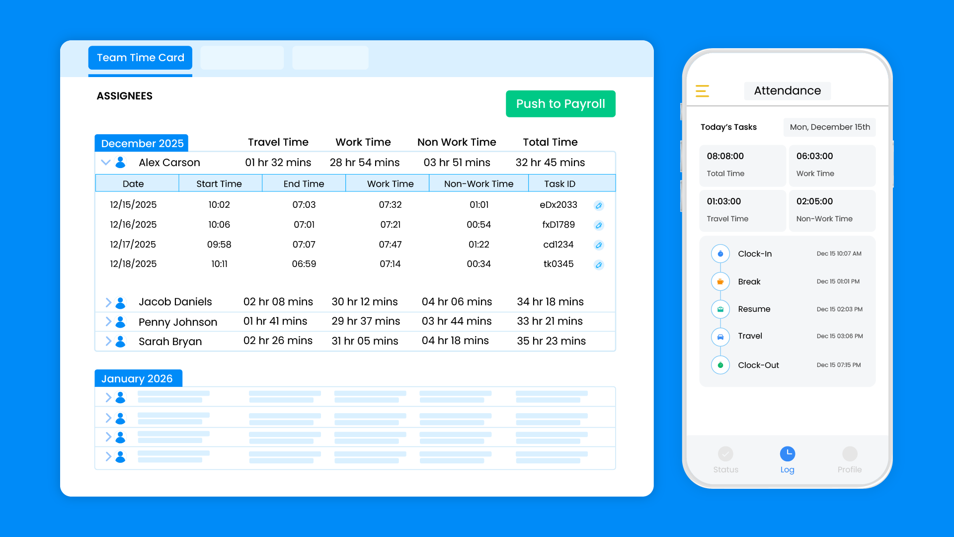 Arrivy Time Tracking and Timesheet Software