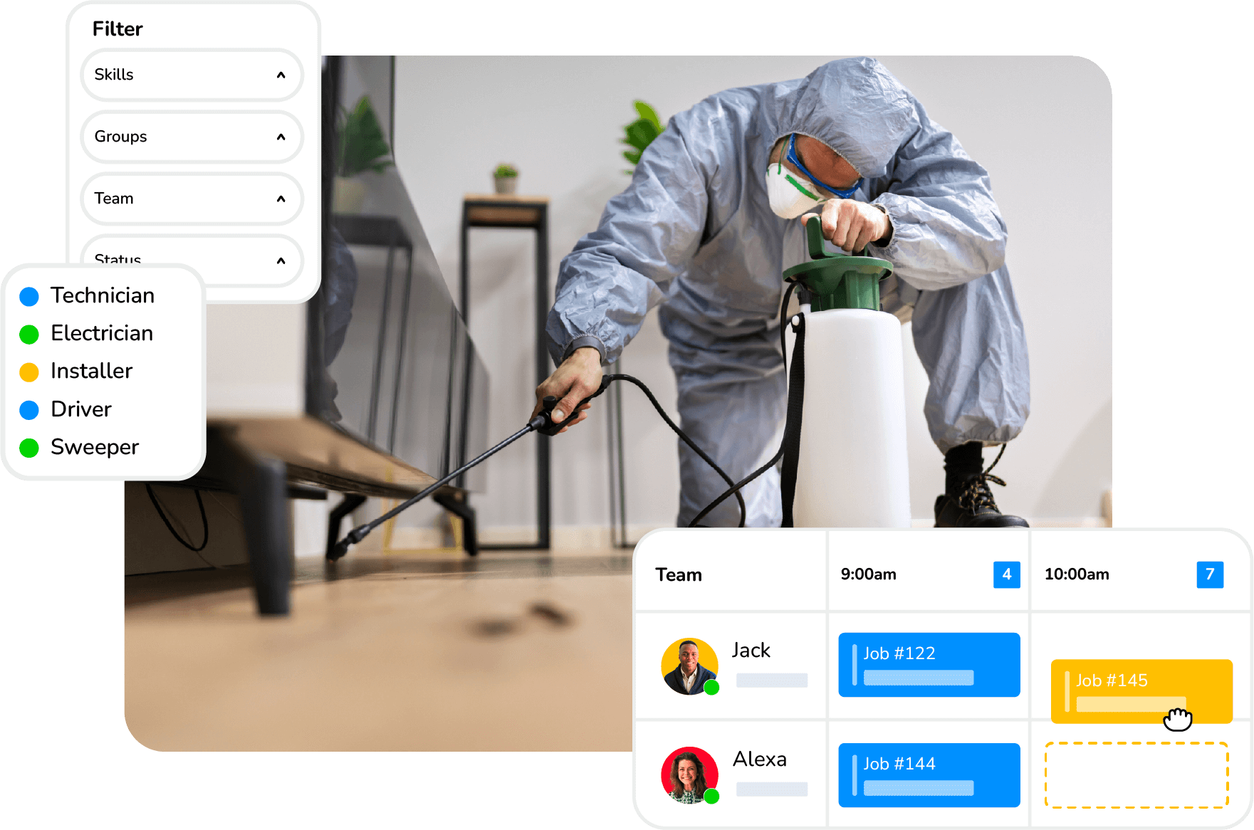Smart scheduling planning