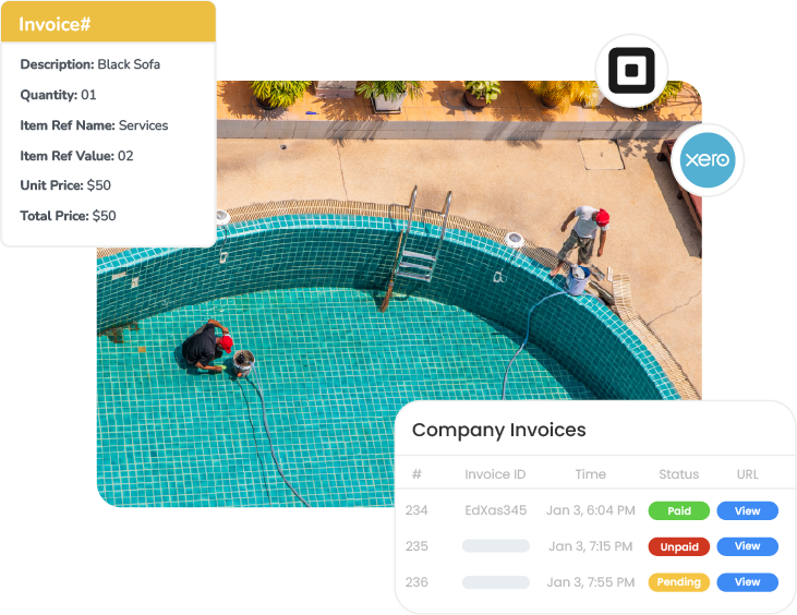 Pool Service Billing & Invoice