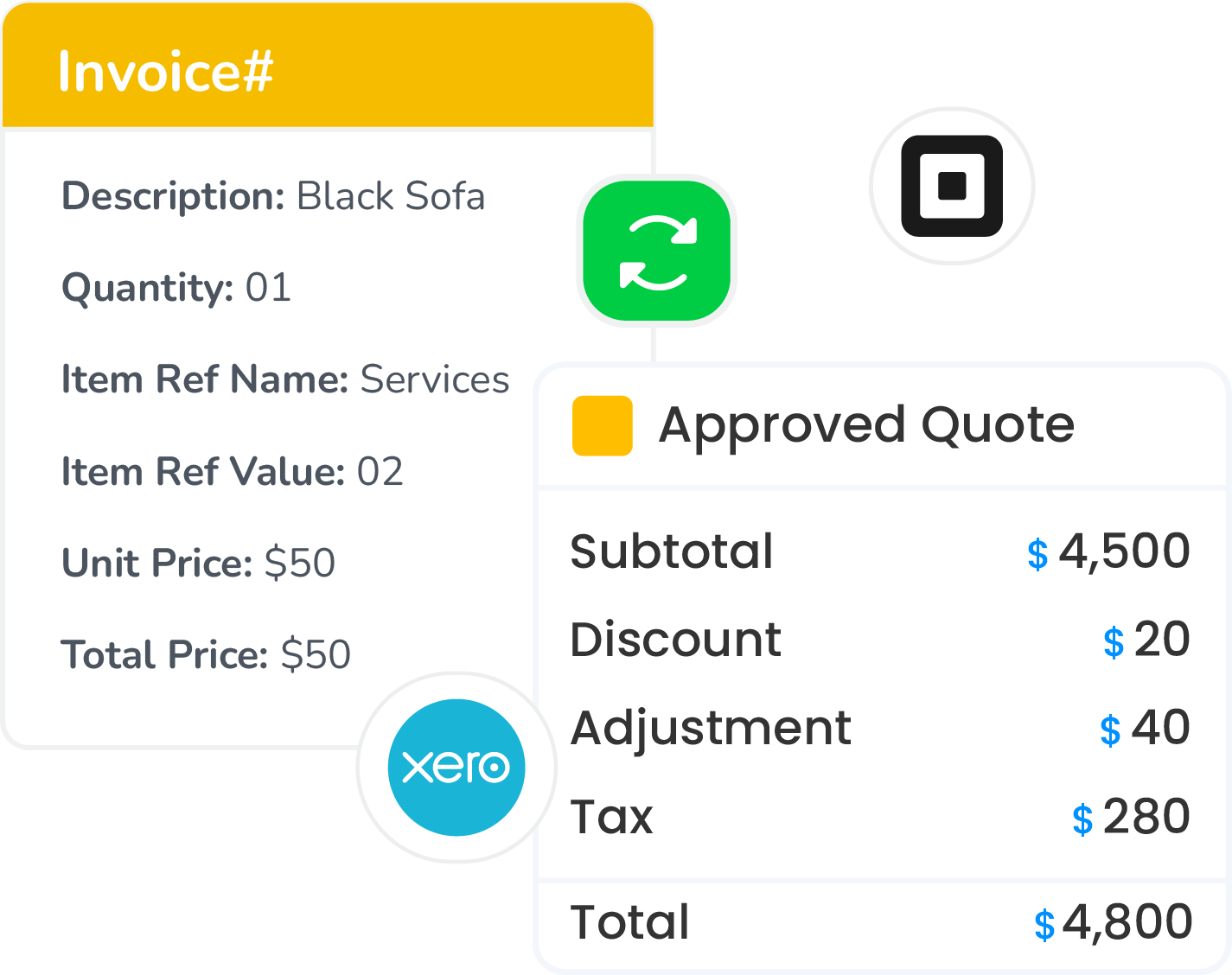 Quote to job workflow