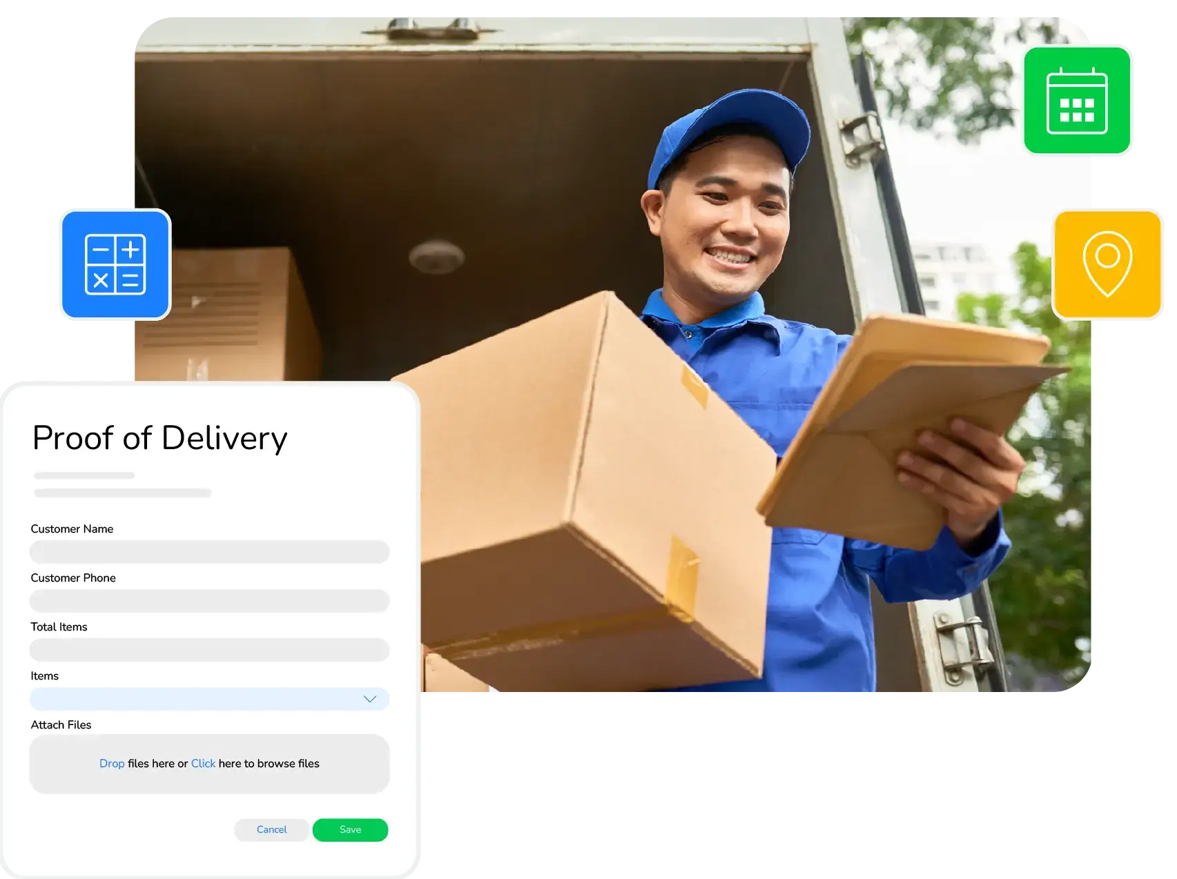 Proof of delivery capture