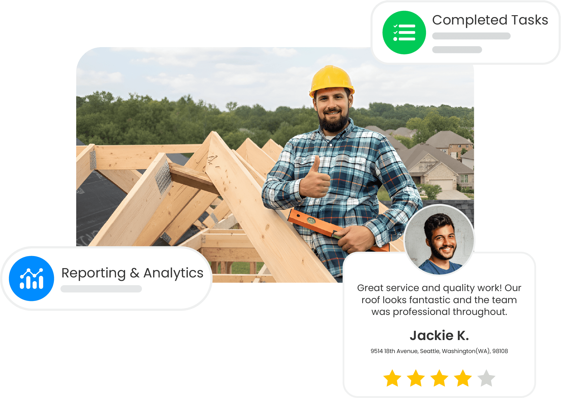 Roofing operations dashboard