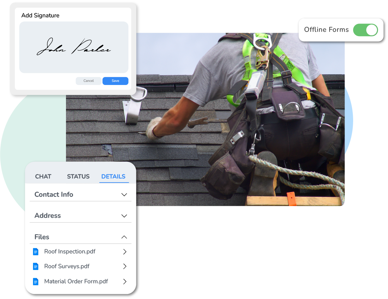 Digital Forms For Roofing Industry