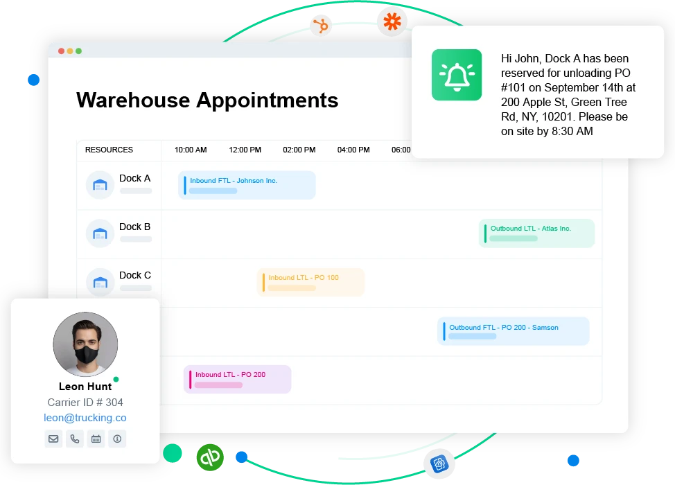 Dock scheduling and warehouse management by Arrivy
