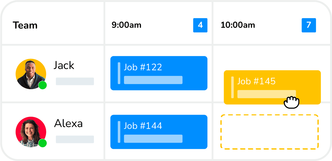Drag‑and‑Drop Rescheduling