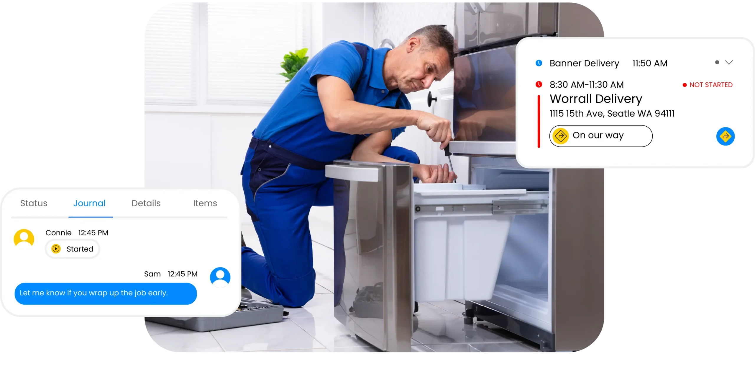 Technician job preparation