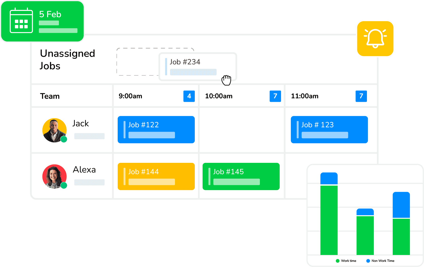 Arrivy Dashboard Interface