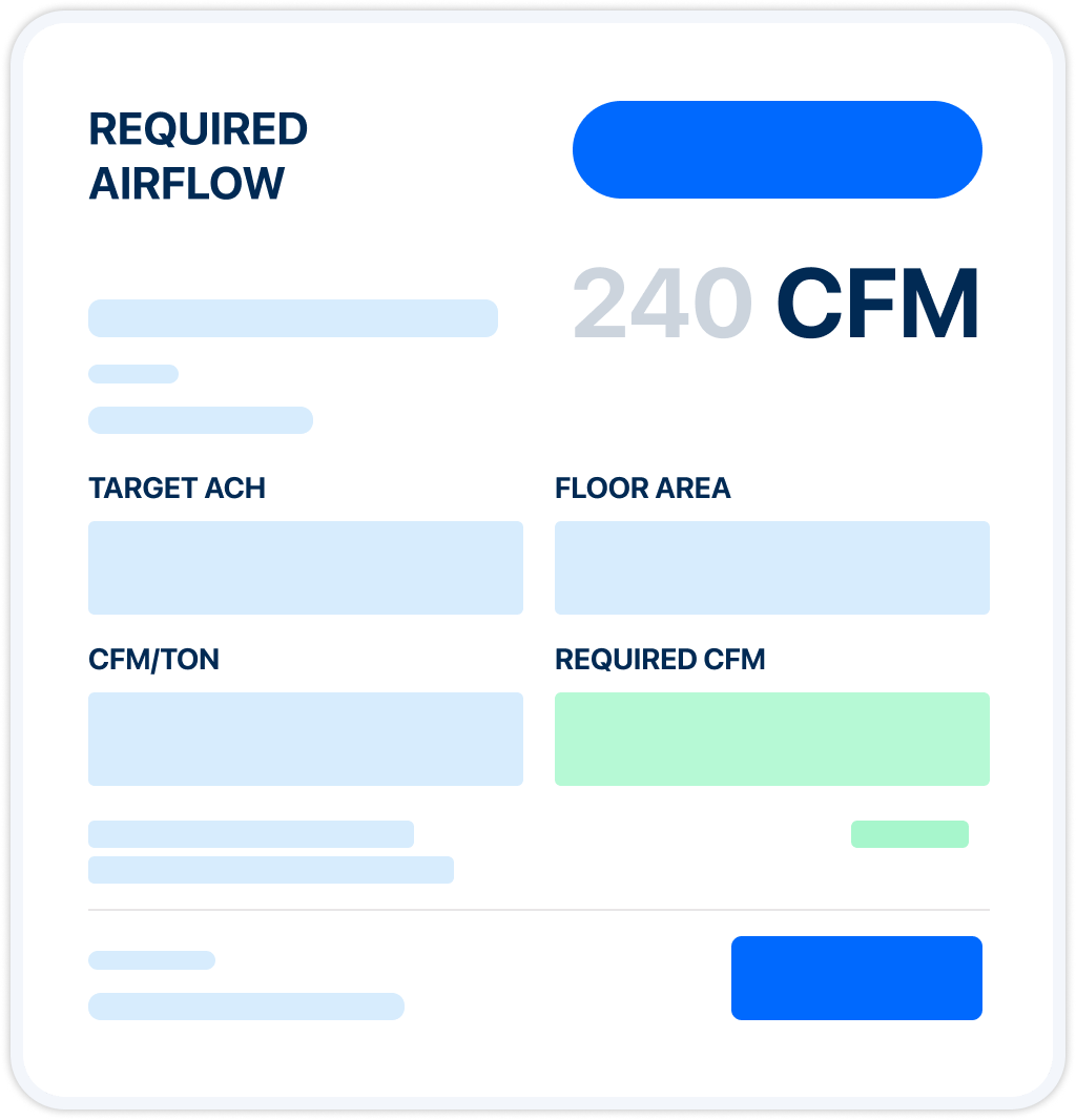 CFM Calculator