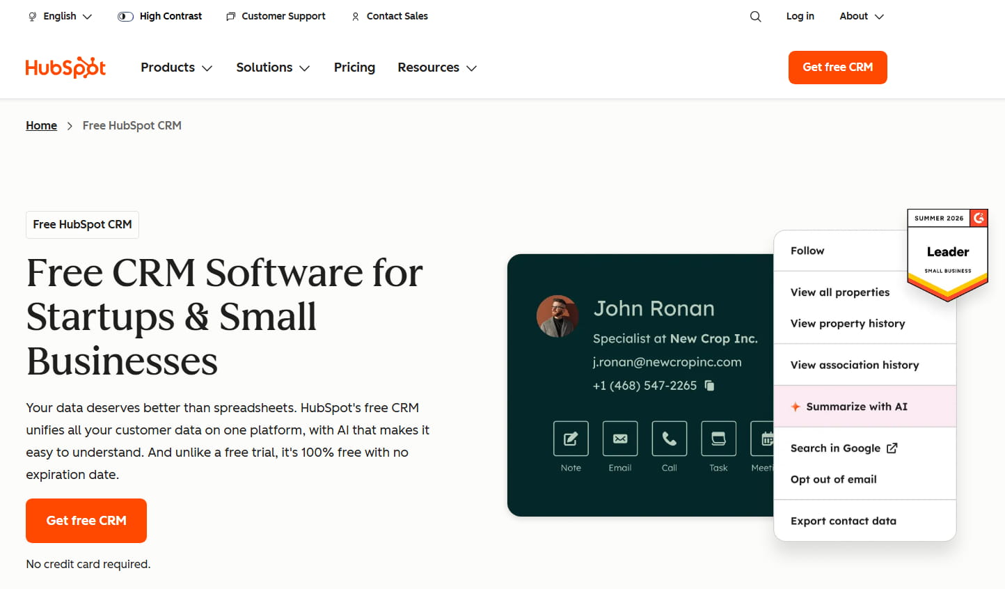 Hubspot CRM