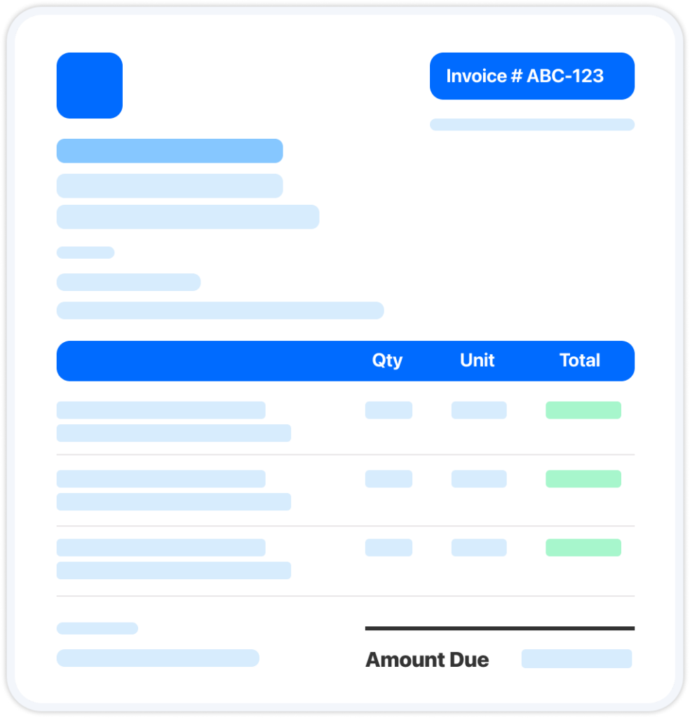 Construction Invoice