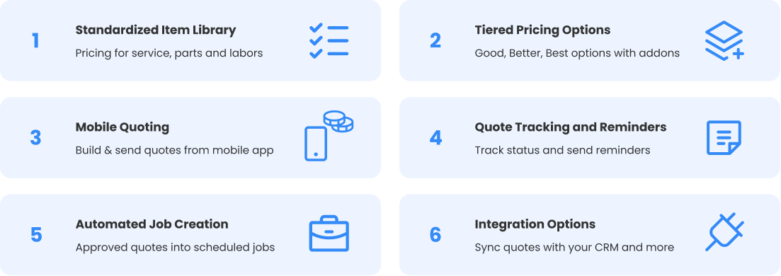 Job Quoting Software Features