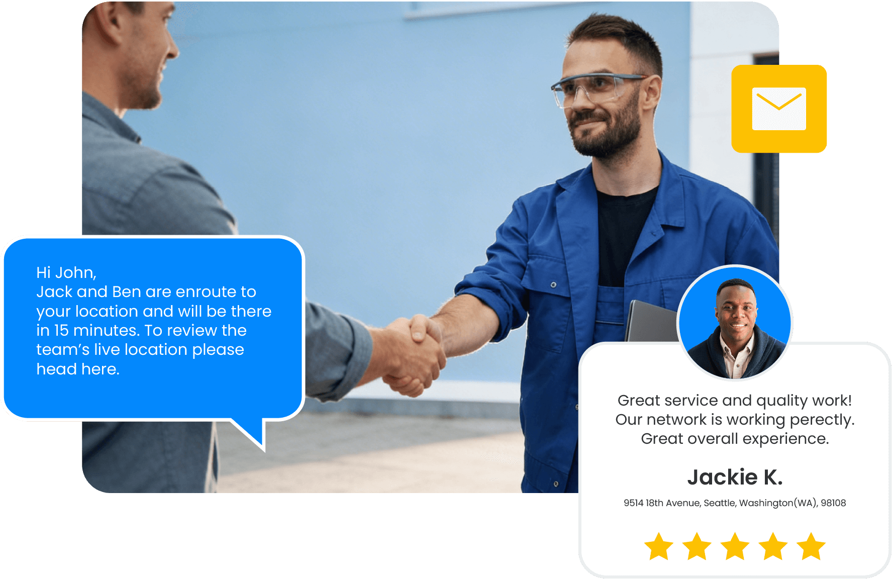 Post service customer support
