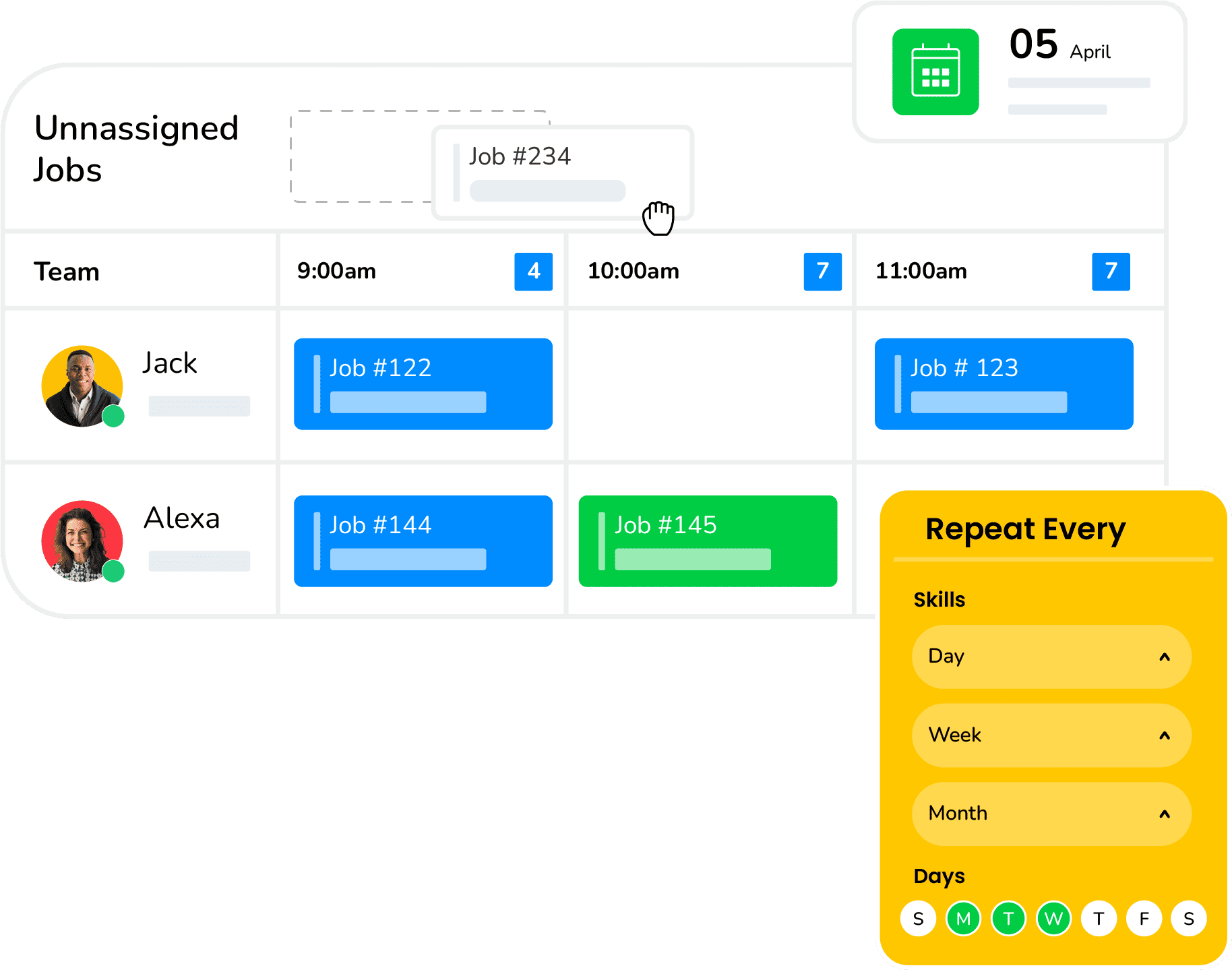 Ad-Hoc Jobs Organized