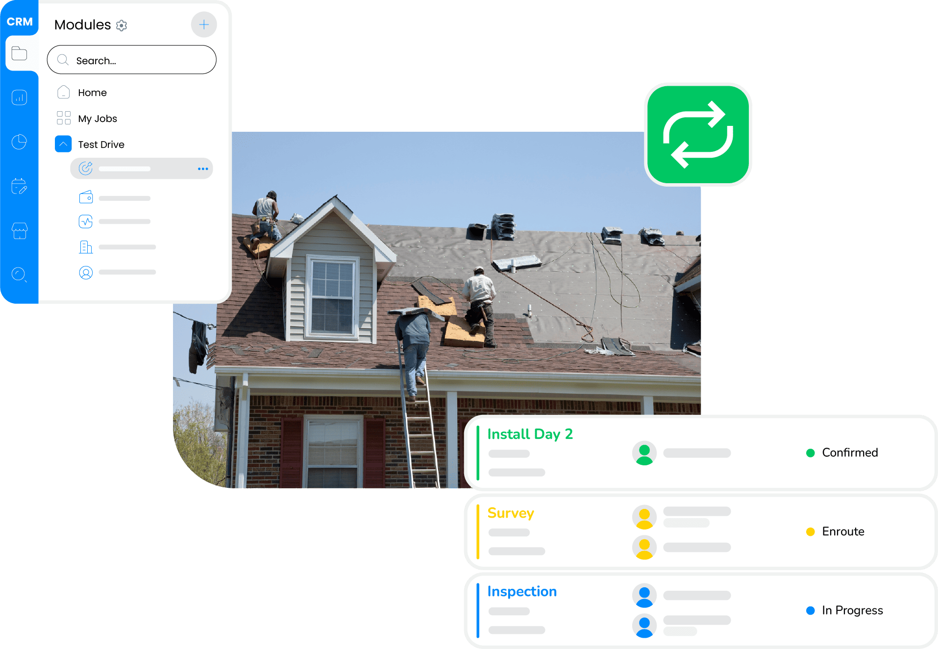 CRM field sync workflow