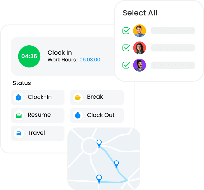GPS clock in tracking
