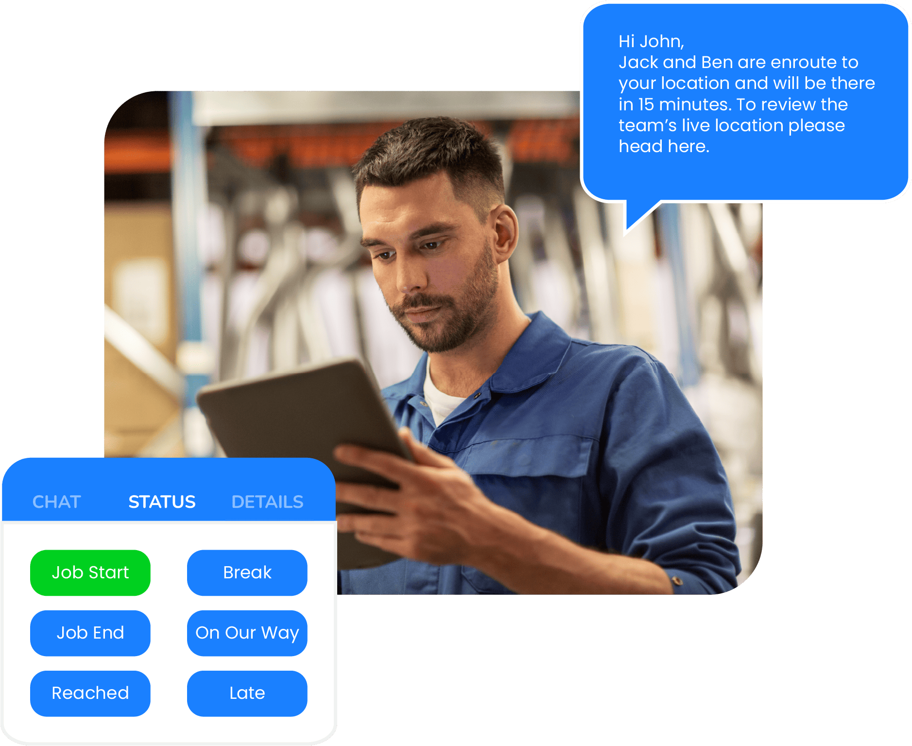 Crew Mobile App Interface