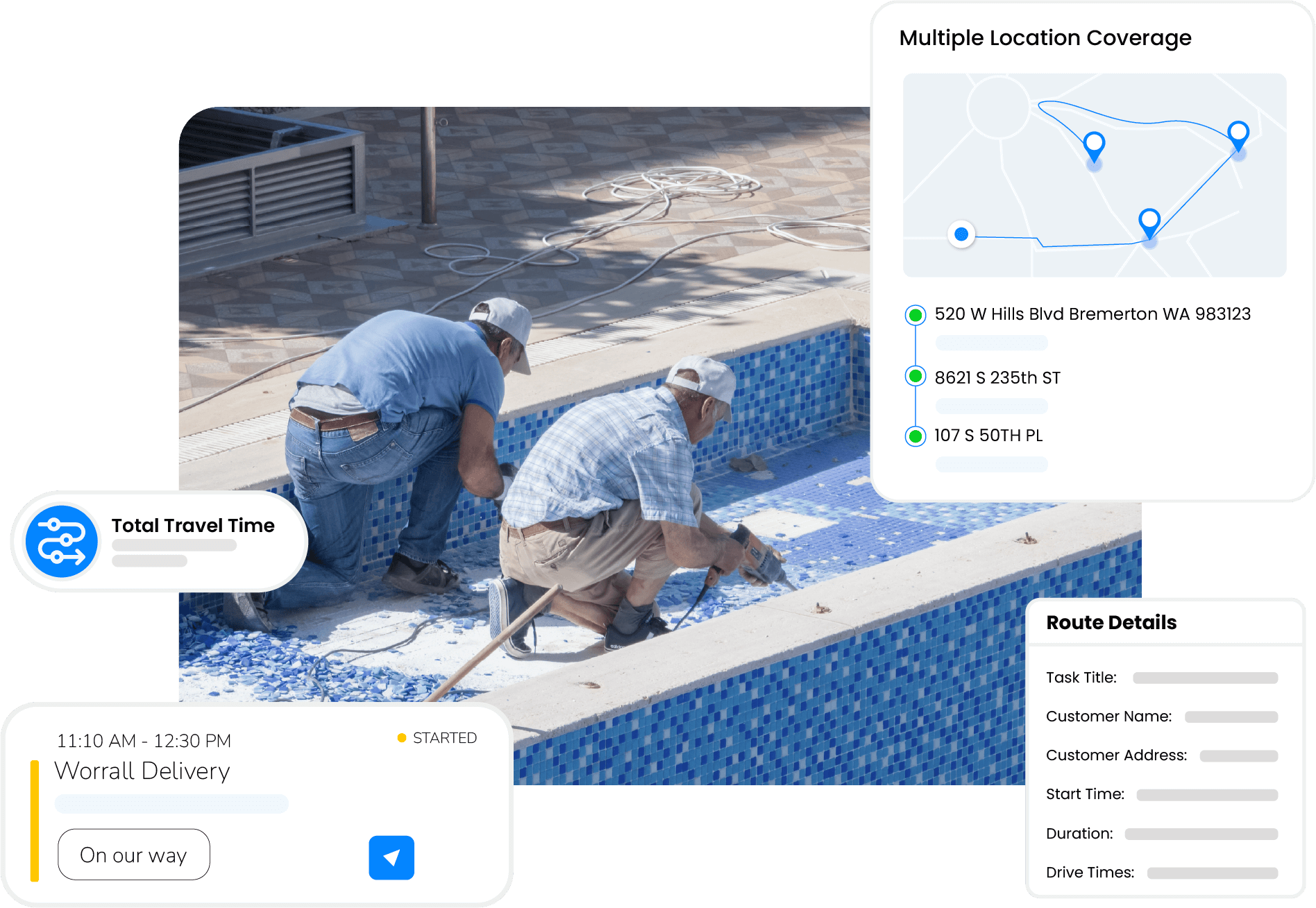Efficient Service Routes