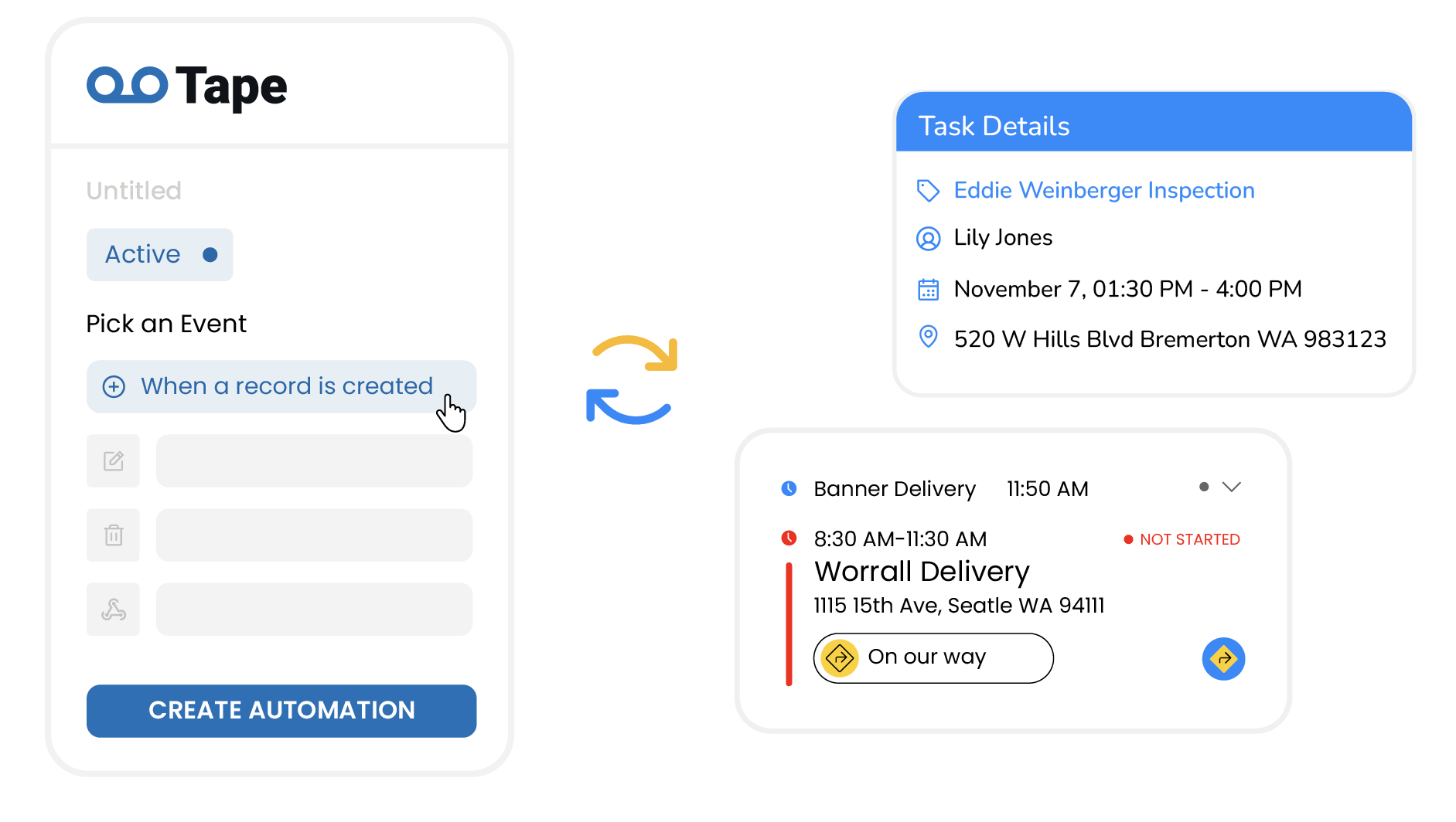 RECORD TO TASK AUTOMATION