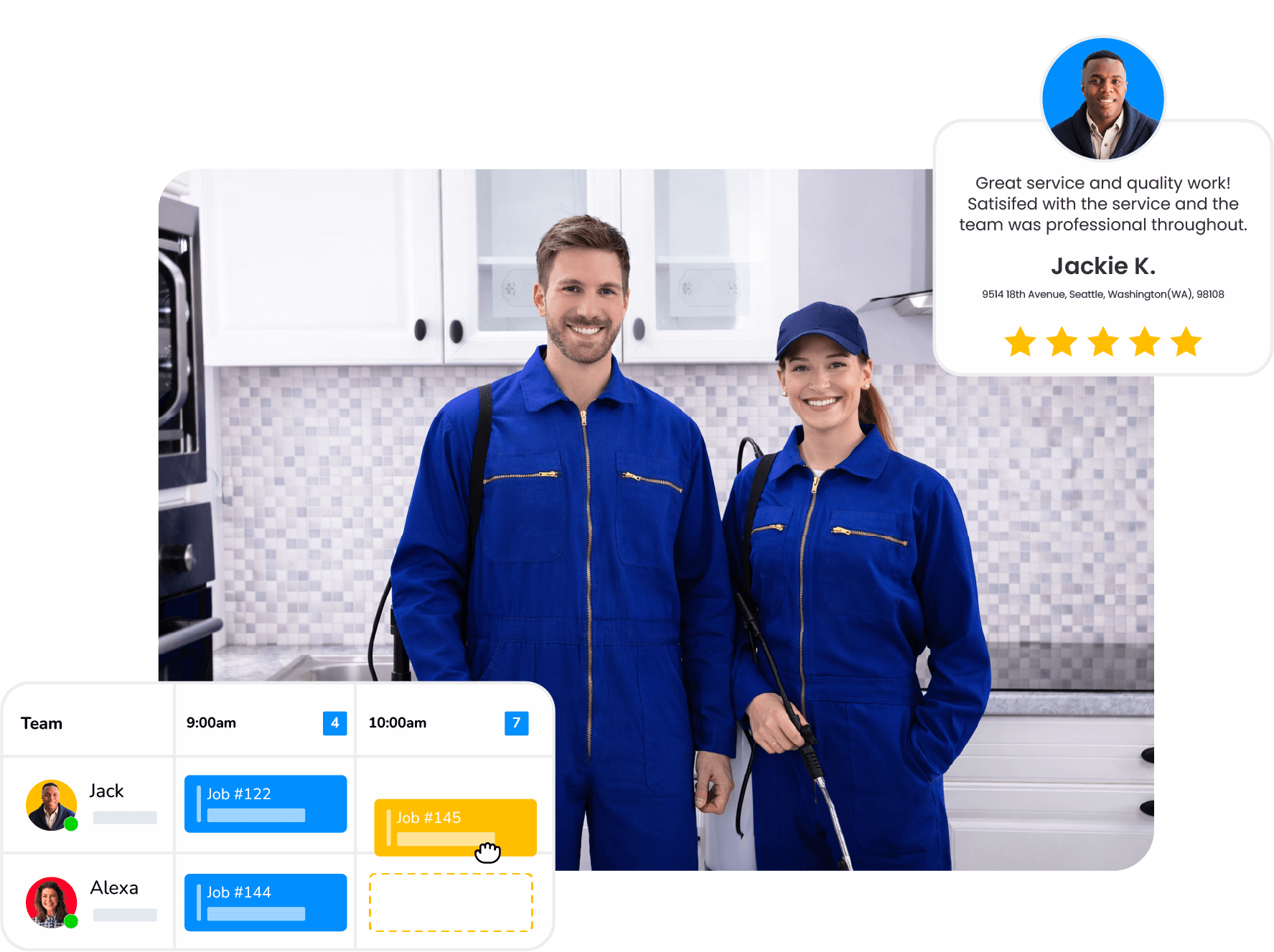 Pest control operations dashboard