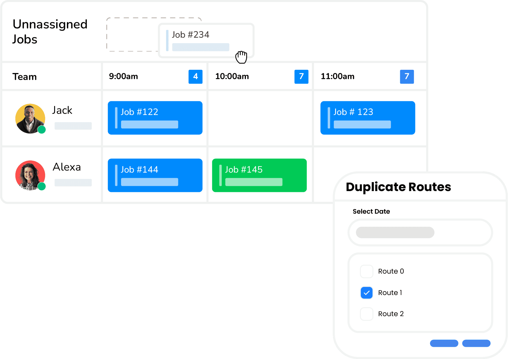 Custom Route Duplication