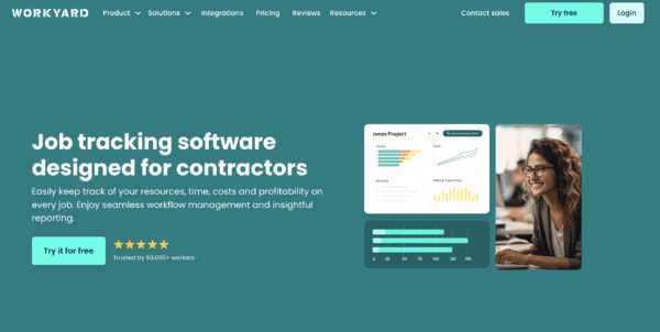 Workyard time clock app