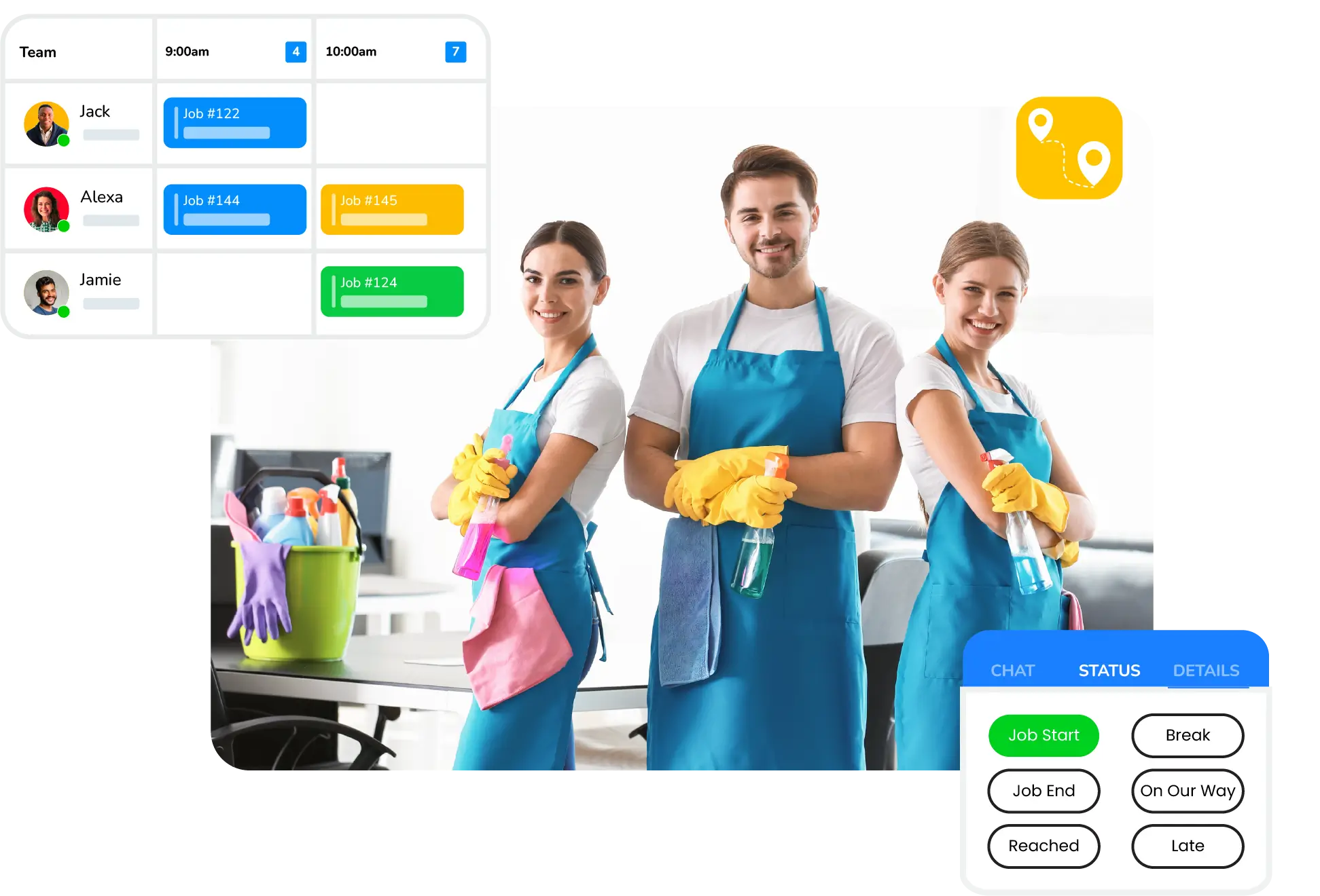 Cleaning operations workflow