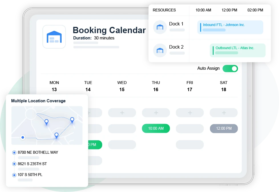 Streamline booking experience for docks