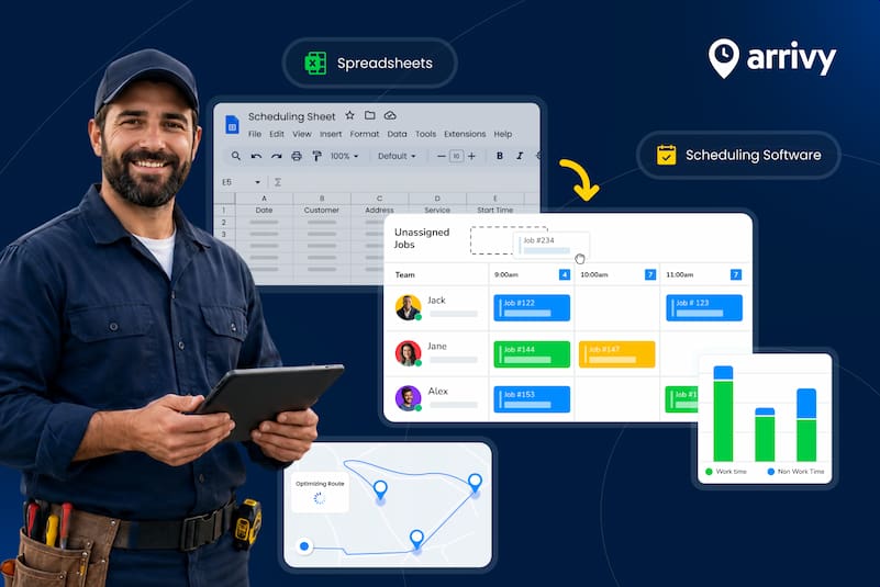 Why Field Service Businesses Are Replacing Spreadsheets With Scheduling Software