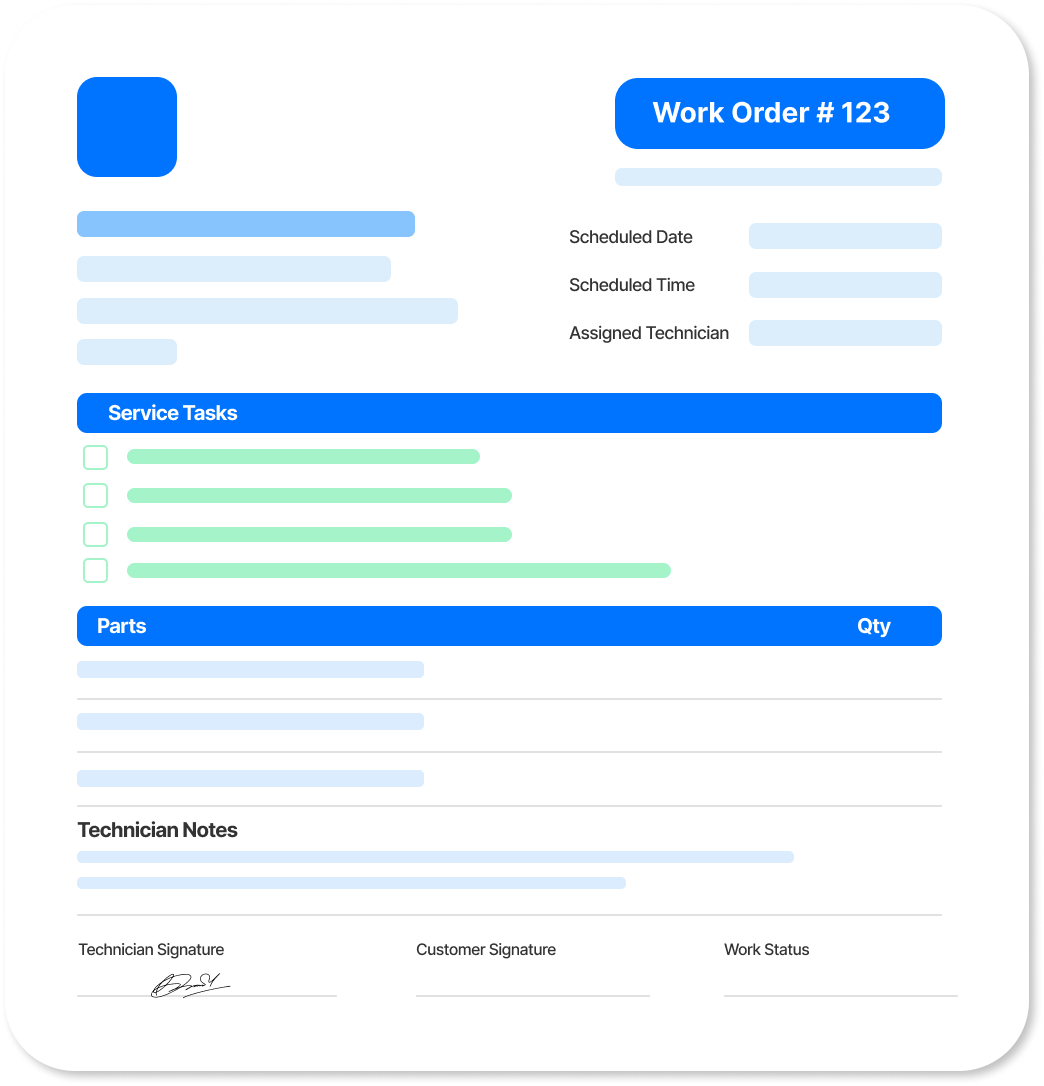Work Order