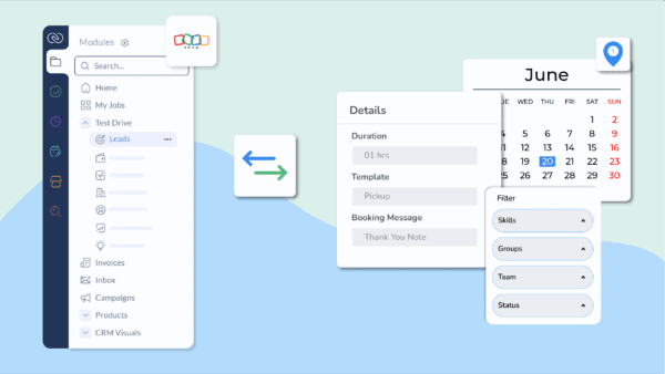Zoho CRM + Arrivy Scheduling, For Solar 