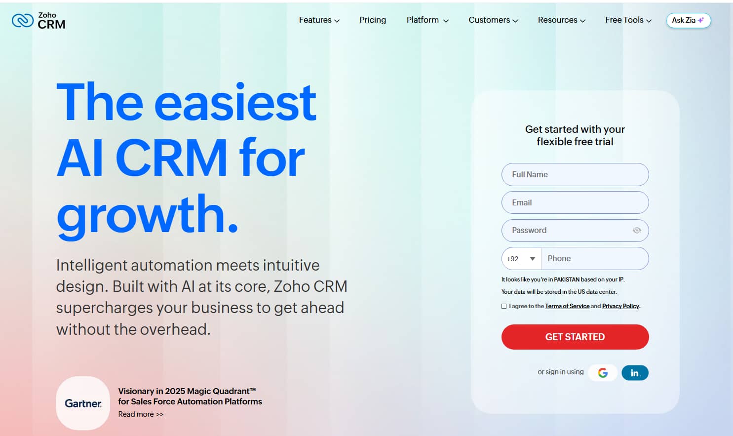 Zoho CRM